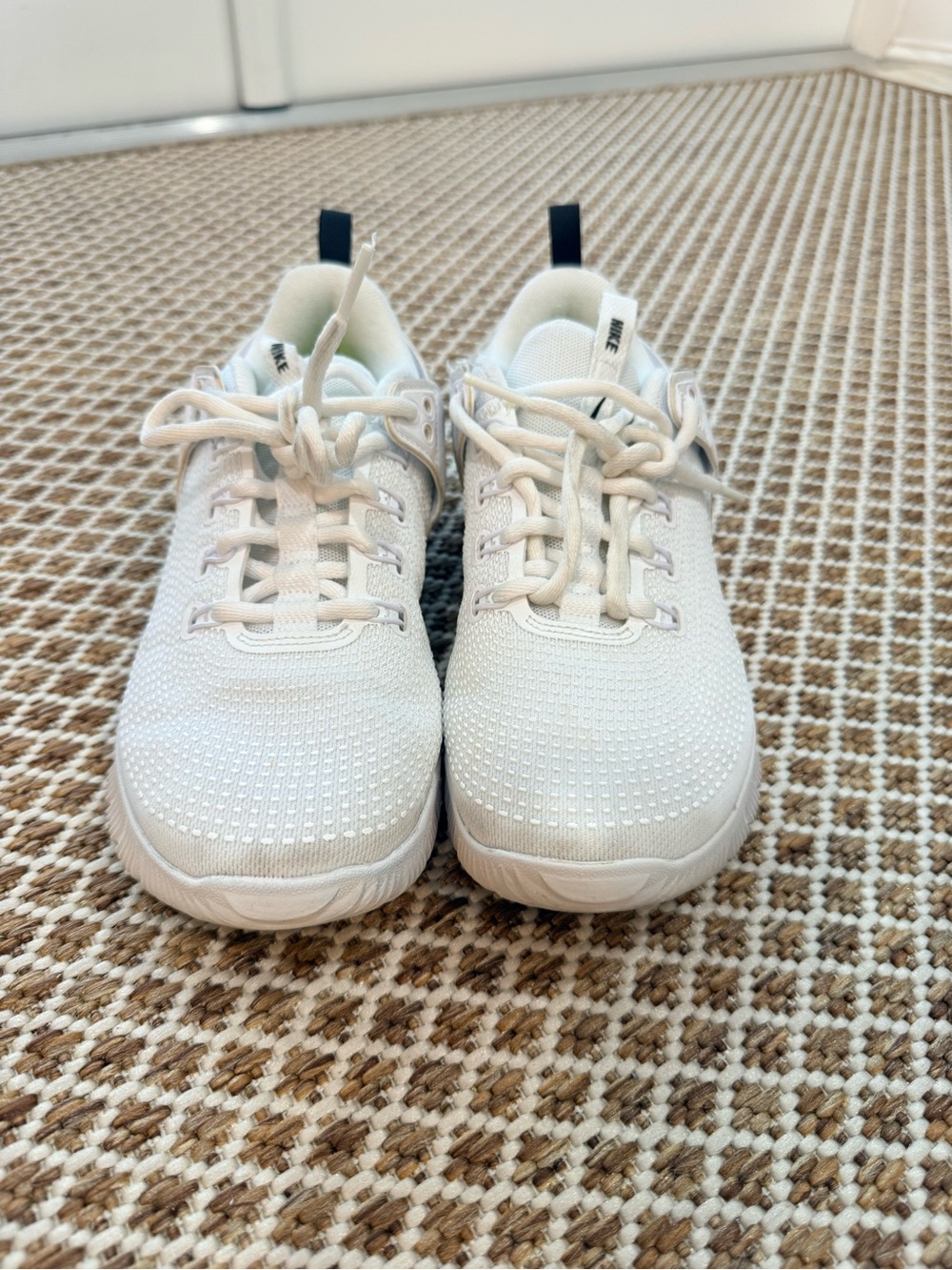 Nike White Athletic Running Shoes